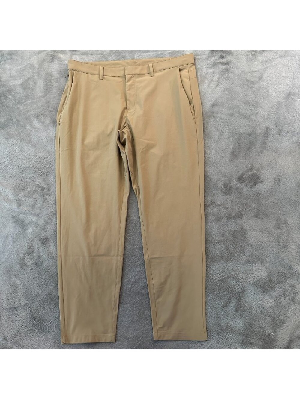 NWT Fabletics Men's The Don Trouser Slacks Classic Fit 36x32 Khaki Tan Pants